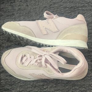 New Balance 515 Light Pink and Beige Sneakers
